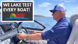 We Lake Test EVERY Boat!