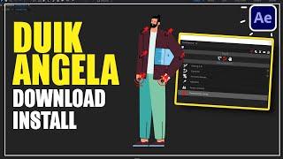 DUIK ANGELA: Download And Install 2023 | After Effects Tutorials