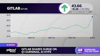 GitLab stock surges on Q1 earnings, AI hype