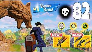 82 Elimination Solo Vs Squads "Zero Build" Gameplay Wins (Fortnite Chapter 6 Season 2 PC)