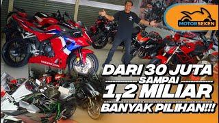 SHOWROOM KOMPLET, DARI NINJA 250, XMAX SAMPAI PANIGALE BEKAS, BERAPA HARGANYA? l Motorseken