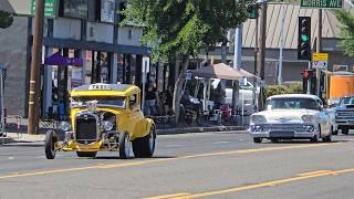American Graffiti festival 2024 car show & parade documentary classic cars hot rods street rods