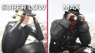 Red Dead Redemption 2 – SUPER LOW vs. Max PC Graphics Comparison