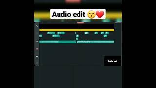 Audio edit 