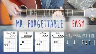 Mr. Forgettable - David Kushner | EASY Guitar Tutorial with Chords and Strumming Pattern