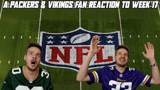 A Packers & Vikings Fan Reaction to NFL Week 17