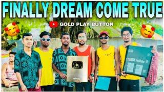 Finally Dream Come True | Gold Play Button Unboxing | S Dance World | Youtube Gold Play Button