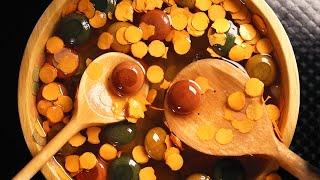 ASMR Very Satisfying Wood Soup for Sleep 제목은 포근한 나무수프 소리로 하겠습니다 근데 이제 얼음을 곁들인