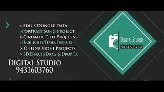 EDIUS X 10 Software & Wedding Projects Data Dongle