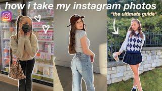 how to take + edit instagram worthy pictures! how to pose & look confident for beginners 