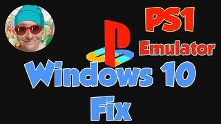 Ps1 Emulator Fast setup & Windows 10 Fix How TO