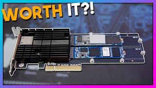 NVMe Cache & 10Gig on the SAME card?! FINALLY