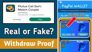 Plutus Cat Sort App real or fack | Plutus Cat Sort Match Couple payment proof?