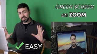 ZOOM Tutorial- How to use a Green Screen