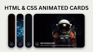 Stunning HTML & CSS Card Animation