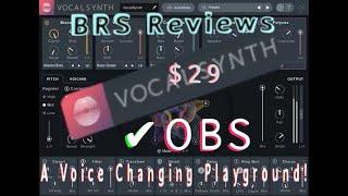 Izotope Vocalsynth2 with OBS Change your voice and save it!
