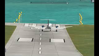 X-Plane General Aviation Landing in St. Barths