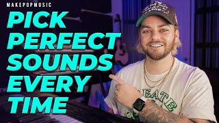 THE #1 PROBLEM WITH AMATEUR PRODUCTIONS (How To Master Sound Selection) | Make Pop Music