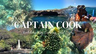 Captain Cook Kealakekua Bay Snorkeling Boat Tour Big Island Hawaii #travelvlog #travelguide #reef