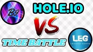 HOLE IO 100% TIME BATTLE VS LEMOTION GAMING