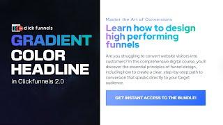 Create Stunning Text Gradient Effects with CSS in ClickFunnels 2.0 | Beginner-Friendly Guide