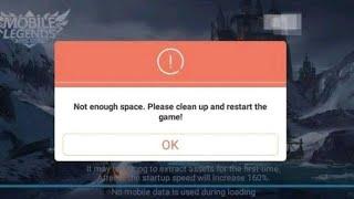 how to fix mobile legends not enough storage | fix mobile legends not enough space #mobilelegends