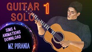 Guitar Solo  | Sims 4 Custom Animations | (Download)