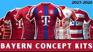 Bayern Munich 20+ Concept Home Kits For Next Season 2025-2026.....