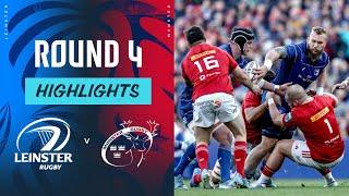 Leinster v Munster | Highlights | Round 4 | URC 2024/25