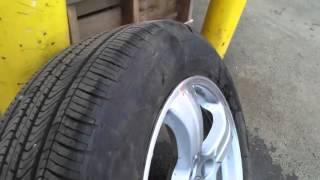 WATCH WHAT HAPPENS WHEN YOUR TIRE SIDEWALL BUBBLE FAILS.