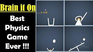 Best Physics Game Android - Brain It On Gameplay - Brain It On Walkthrough - Brain It On Solutions