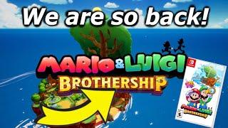 Nintendo is Cooking right now! Mario & Luigi Brothership