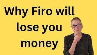 Firo crypto is overpriced - Will go to $0