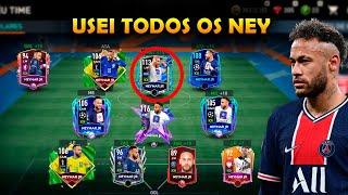  USEI TODAS AS CARTAS DO NEYMAR JR NO FIFA MOBILE