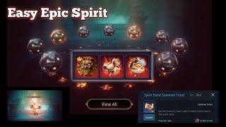 SUMMONING 280 SPIRIT STONE Mir4 (Tips how to take Epic Spirit)