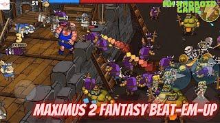 Play Android Mini Game : Maximus 2  Fantasy Beat Em Up