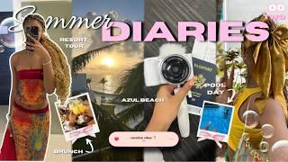 SUMMER DIARIES 002 ️ | Mexico, resort, beach days + more! | Aniyah Victoria