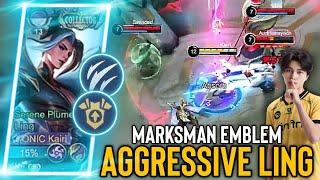 LING MARKSMAN EMBLEM | AGGRESSIVE GAMEPLAY