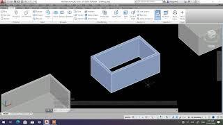 SHELL IN 3D AUTOCAD