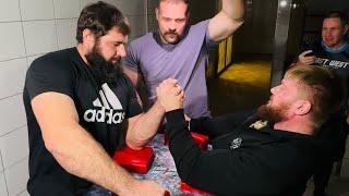 Artem Morozov vs Vitaliy Laletin East vs West 15 afterpull #eastvswest #armwrestling #devonlarratt