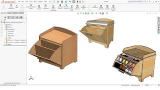 SOLIDWORKS SHOE RACK TUTORIAL | SOLIDWORKS PROJECT DONE