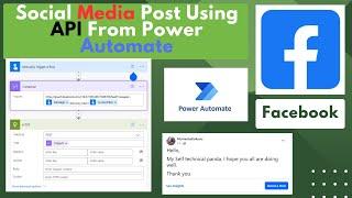 How to create post On Facebook using HTTP API From Power Automate in PowerApps | Social Media Post