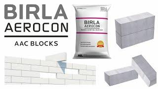 BIRLA Aerocon Blocks Work | Jointing mortar |  100mm | 150mm | 200mm |