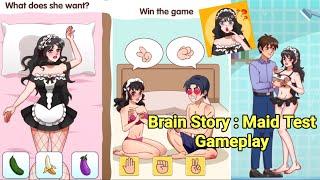 Brain Story Maid Test Game All Levels Gameplay