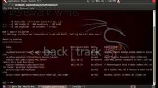 Backtrack 5 R3 Email Harvesting