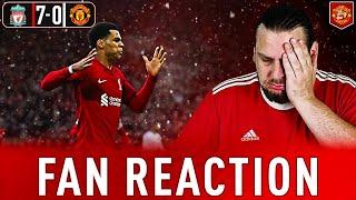 RANT  Meltdown! Liverpool 7-0 Man Utd GOALS United Fan REACTS Rage