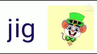 Letter 'i' blending (ig) / CVC Words / Word Family -ig / Phonics for kids/Reading Three Letter Words