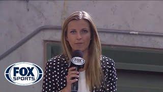 Sideline Reporter Hit by Baseball, Continues Reporting