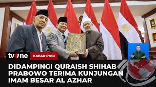 Prabowo Ucapkan Terima Kasih Atas Kunjungan Imam Besar Al-Azhar ke Indonesia | Kabar Pagi tvOne