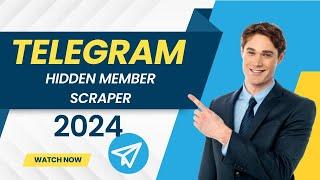 Telegram member scraper on hidden private groups 2024